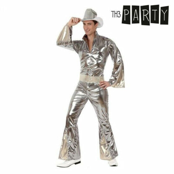 Costume for Adults Th3 Party Silver (2 Pieces)