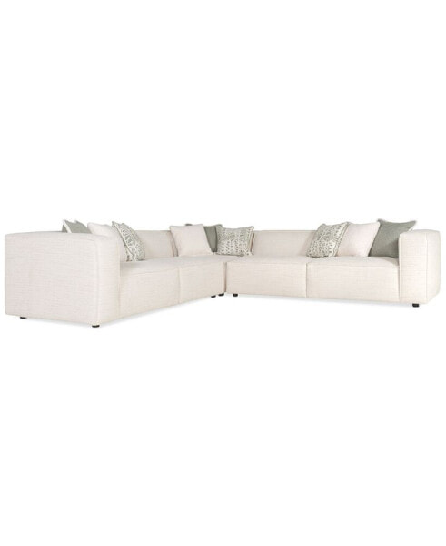 Bliss 124" 3-Pc. Fabric Modular Sectional, Created for Macy's