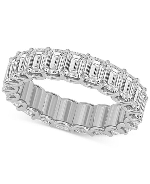 Diamond Emerald-Cut Eternity Band (5 ct. t.w.) in Platinum or 14k Gold