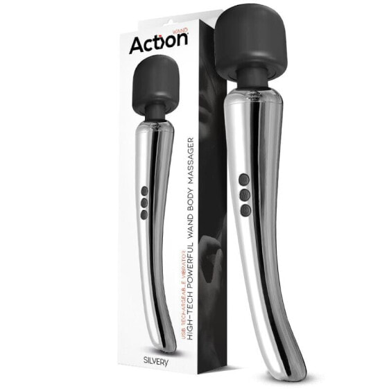 Вибратор Action Silvery Chromeоский USB