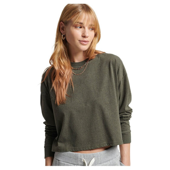 Топ Superdry Vintage Crop Long Sleeve