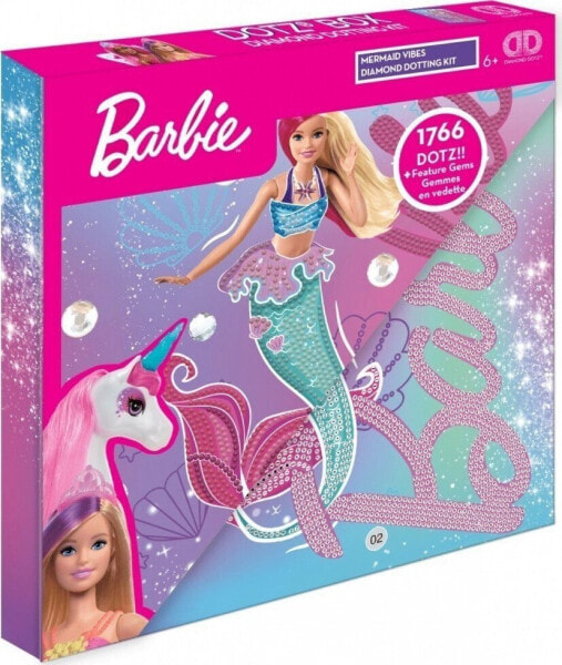 DIAMOND DOTZ DIAMOND DOTZ BARBIE MERMAID VIBES DIAMOND DOTZ