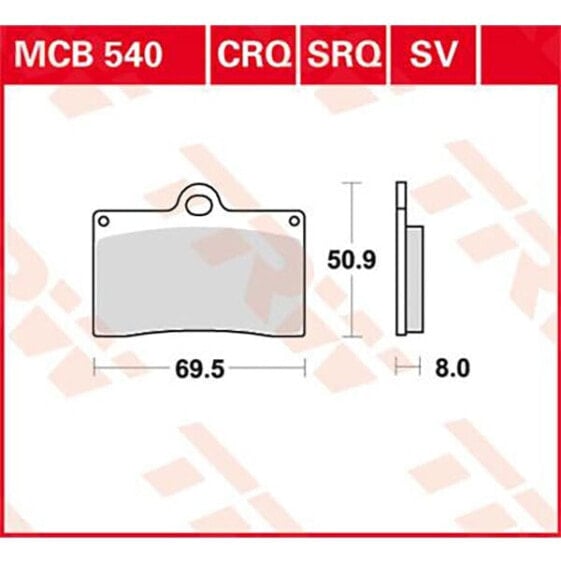 TRW Carbon Race Aprilia RS 250 96 Front Brake Pads