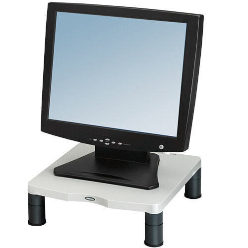 Fellowes Standard Monitor Riser - Freestanding - 27 kg - 43.2 cm (17") - Height adjustment - Graphite - Platinum