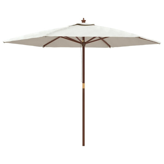 Sonnenschirm mit Holzmast