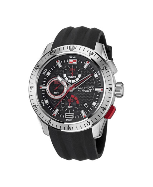 Часы Nautica Black Silicone 475mm