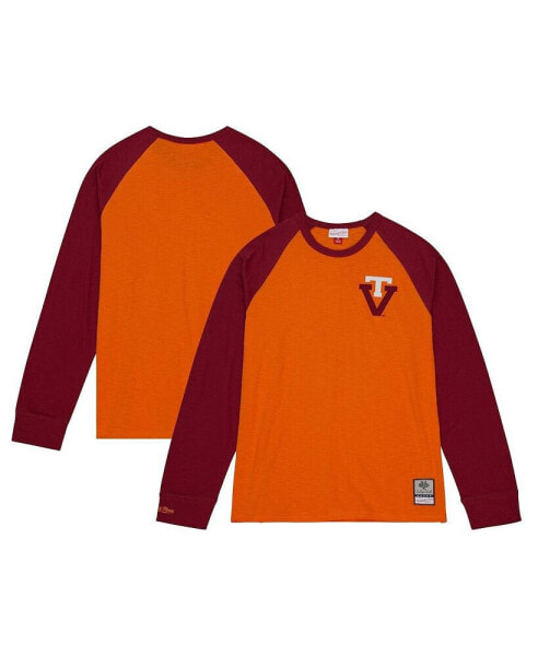 Men's Orange Virginia Tech Hokies Legendary Slub Raglan Long Sleeve T-shirt