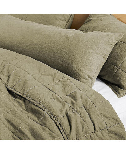 French Linen Body Pillow with removable Sham