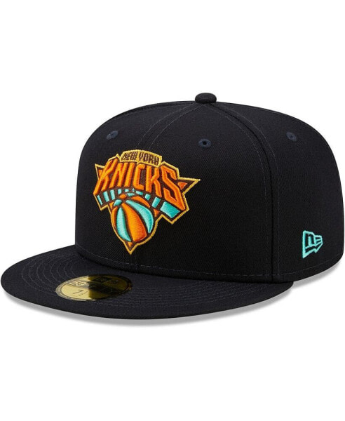 Men's Navy, Mint New York Knicks 59FIFTY Fitted Hat