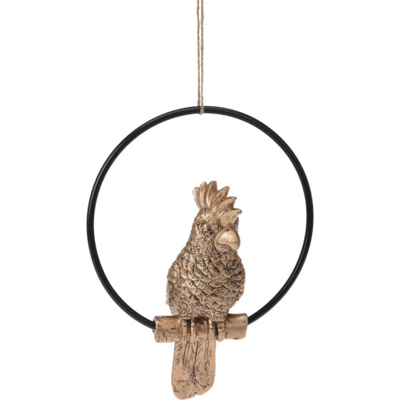 Декоративная фигура - Попугай в кольце, Home Styling Collection, H. 22,1 см