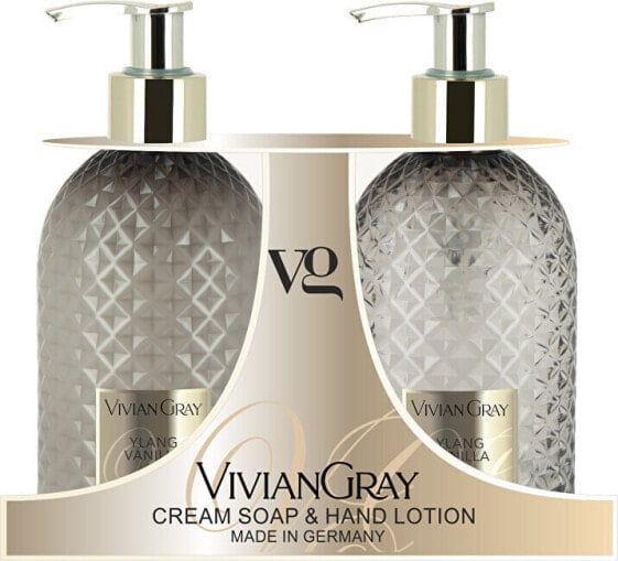 Ylang & Vanilla Hand Care Cosmetic Set (Cream Soap & Hand Lotion)