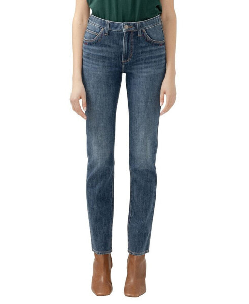 Women's Ruby Mid Rise Straight Leg Jeans