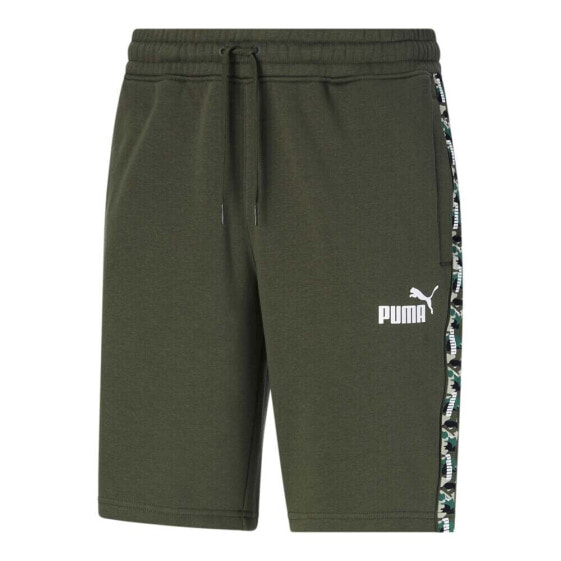 Puma Essential Tape Camo Shorts Mens Size L Casual Athletic Bottoms 67612873