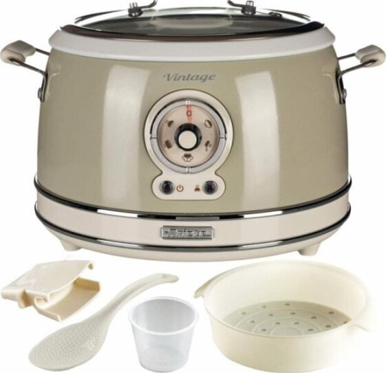 Ariete Ariete Vintage Food Steamer, beige