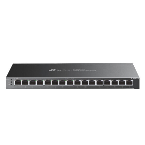 TP-LINK JetStream 16-Port Gigabit Smart Switch with 8-Port PoE+ - L2/L3/L4 - Gigabit Ethernet (10/100/1000) - Power over Ethernet (PoE)