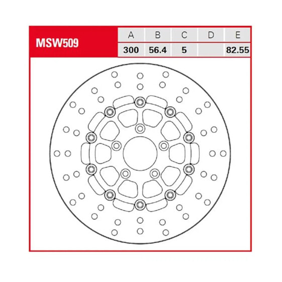 TRW Harley Davidson Fxdb 1584 Dyna Street Bob 13 Brake Disc