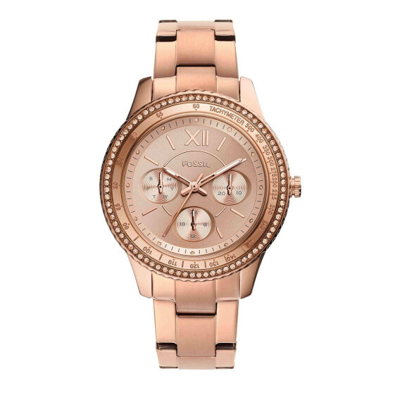 Fossil Stella Women's Watch with Stainless Steel or Leather Band and Crystal-...