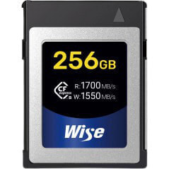 Wise CFX-B256 - 256 GB - CFexpress - 1700 MB/s - 1550 MB/s - Shock resistant - Waterproof - Silver - Black - Blue