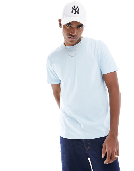 New Look crew neck regular fit t-shirt in bright blue