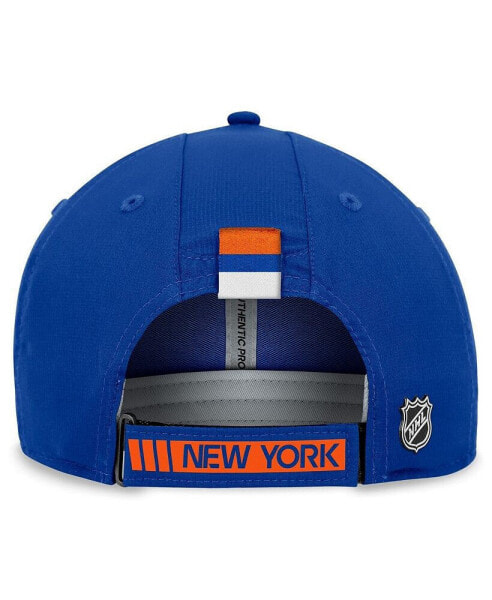 Men's Royal New York Islanders Authentic Pro Rink Adjustable Hat