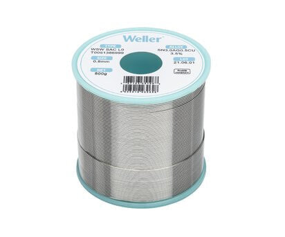 Weller Tools Weller WSW SAC L0 0,8mm - 500g - SN3,0AG0,5CU3,5% - Solder wire - Weller - 164110 mm - 500 g