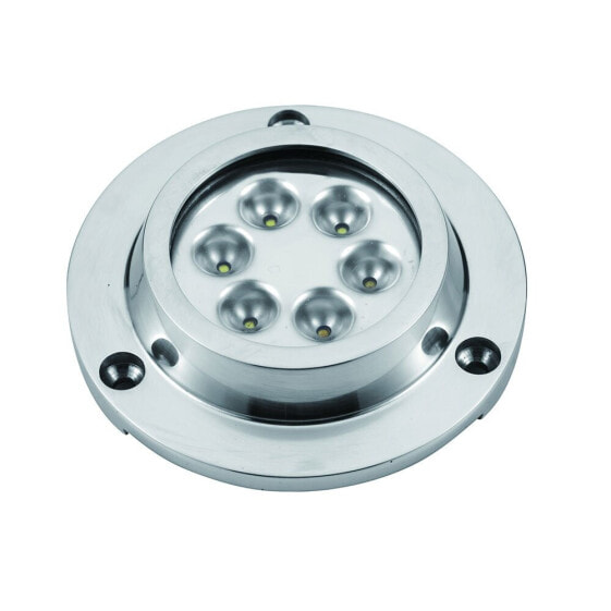 A.A.A. IP68 6x3W Round Underwater White LED Light