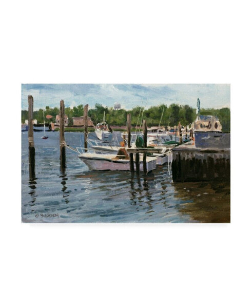 Холст с изображением лодок Manasquan Trademark Global Michael Budden - 15" x 20"