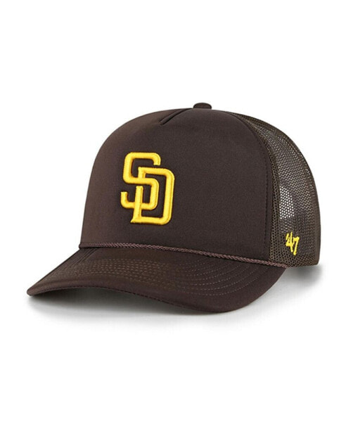 Men's Brown San Diego Padres Foamo Trucker Snapback Hat