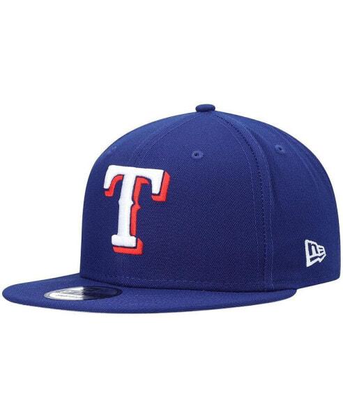 Men's Royal Texas Rangers Primary Logo 9FIFTY Snapback Hat