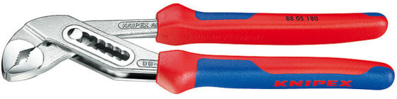 KNIPEX 88 05 180, Tongue-and-groove pliers, 4.2 cm, 3.6 cm, Chromium-vanadium steel, Blue, Red, 18 cm