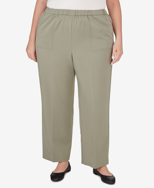 Plus Size Tuscan Sunset Twill Average Length Pant