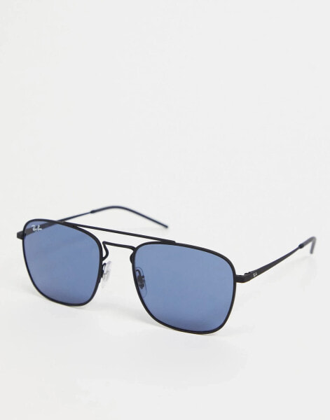 Ray-Ban mens square sunglasses in black