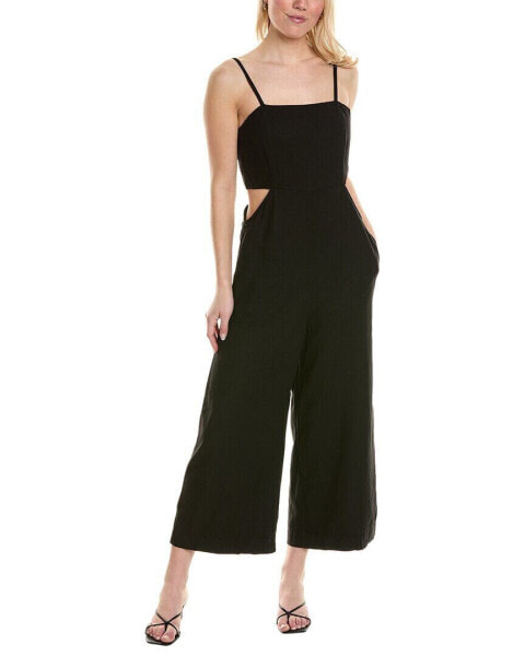 Stateside Wide Leg Linen-Blend Jumpsuit Women's