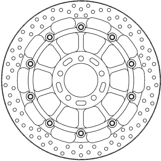 MOTO-MASTER Halo Ducati 113220 Left&Right front brake disc