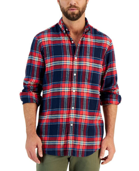 Men's Regular-Fit Plaid Flannel Shirt, Created for Macy's