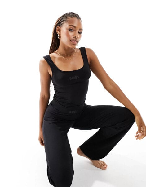 Boss Bodywear lounge trousers in black