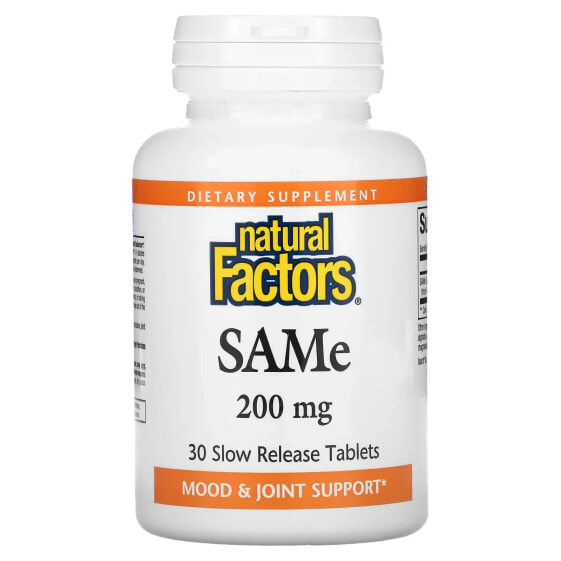 SAMe (Disulfate Tosylate), 200 mg, 30 Slow Release Tablets