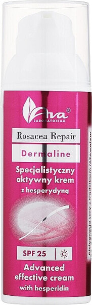 Heilende und beruhigende Tagescreme gegen Rötungen, Rosacea und Juckreiz mit Hesperidin SPF 25