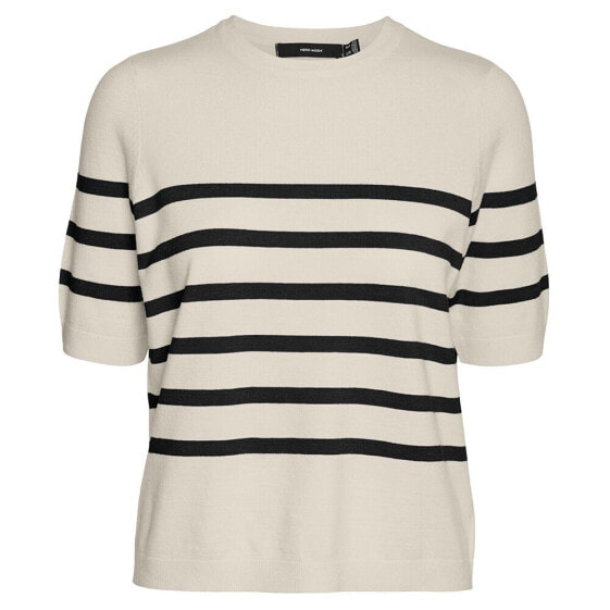 VERO MODA Saba Plain Knit short sleeve T-shirt