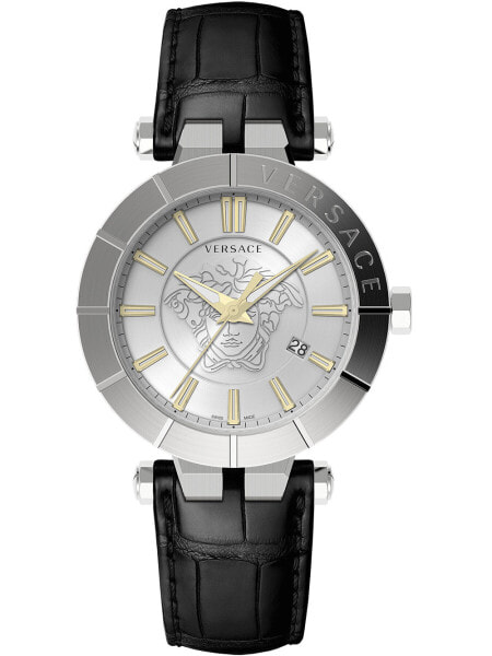 Наручные часы Hugo Boss Men Troper Quartz Fashion Chrono Black Leather Watch 45mm.