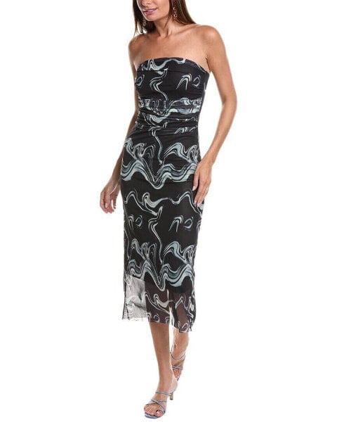 Jl Luxe Strapless Maxi Dress Women's Black L