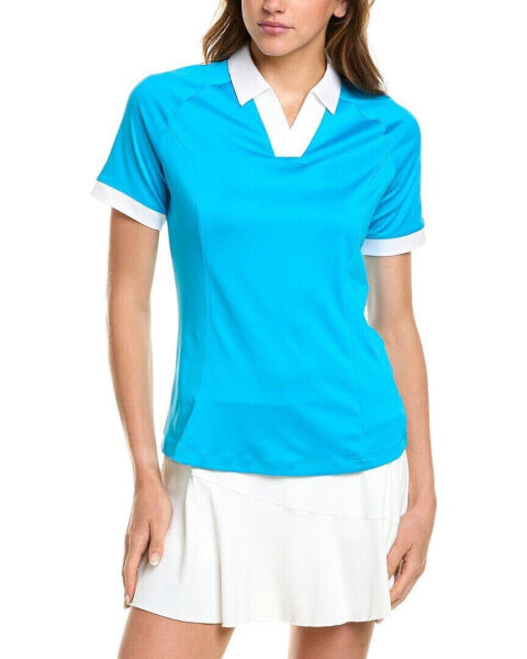 Callaway V-Placket Colorblock Polo Shirt Women's