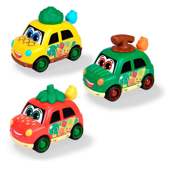 ABC Fruit Friends Cars 12 cm 3 Assorted