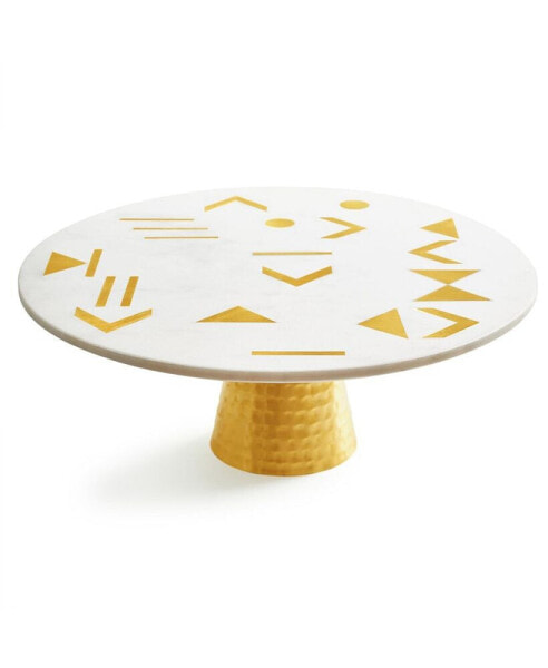 Olympia Marble Cake Stand - 12"
