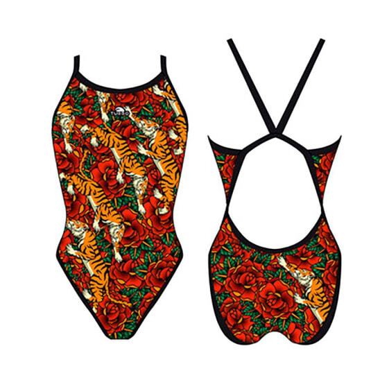 TURBO Tiger Roses Revolution Swimsuit