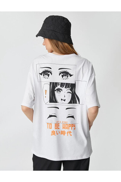 Топ Koton Anime Oversize Tee