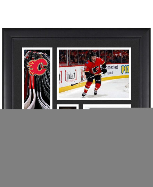 Rasmus Andersson Calgary Flames Framed 15" x 17" Player Collage with a Piece of Game-Used Puck