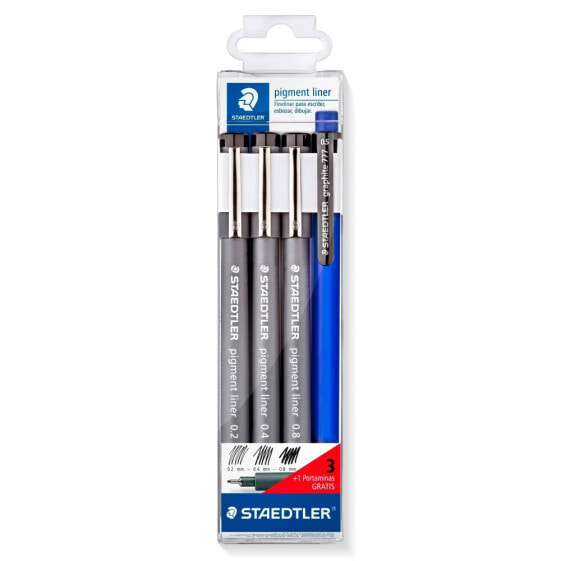 STAEDTLER 3-Pack Of Calibrated Felt-Tip Pens And Mechanical Pencils