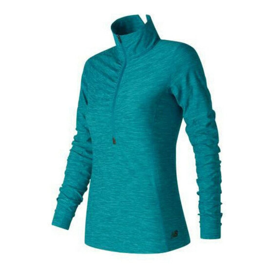 Женская рубашка с длинным рукавом New Balance WT71102 Зеленый (XS)