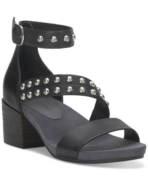 Women's Piah Studded Block-Heel City Sandals